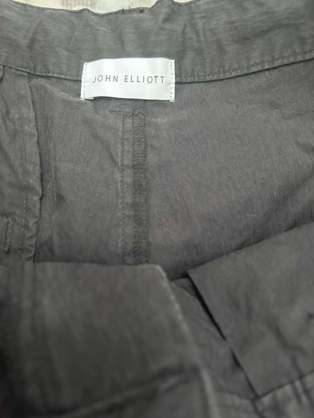 John Elliott Straight Pants Men Size 4 XL Black Cotton Utility - Picture 5 of 7